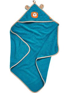 Playshoes Банное полотенце с капюшоном "Джунгли" синего цвета