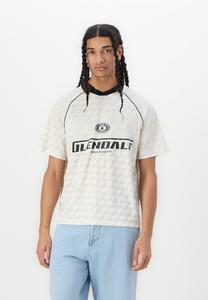 Поло Jack & Jones JCORETREAT AOP OPEN COLLAR , Cloud Dancer/Vapour Blue/Off-White