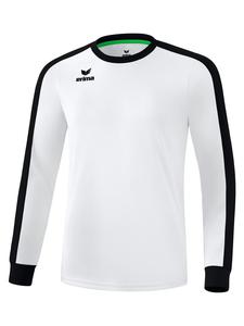 Детская футболка Retro Star с длинными рукавами белого/черного цвета erima