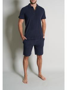 Tom Tailor Шорты Shorty in blau-dunkel-melange