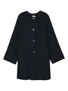 Пальто с шарфом B+Ab, синий