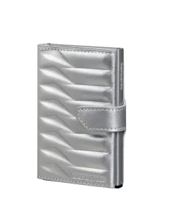 Мужской кошелек Alu Fit из кожи и алюминия Samsonite, серебряный