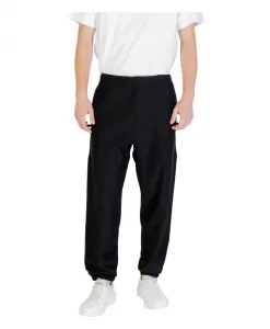 Премиальные спортивные штаны из махровой ткани с монограммой Calvin Klein Jeans, черный