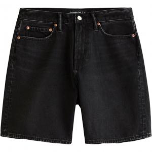 Abercrombie＆Fitch Черные джинсовые шорты мужские