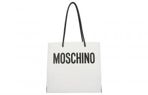 MOSCHINO Женская белая сумка из телячьей кожи