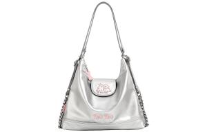 Совместная коллекция Maltese Сумка через плечо из искусственной кожи Обычная Женская Многоцветная TOUTOU, Ледниково-голубой