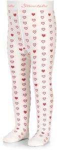 Колготки STERNTALER Herzen, белый