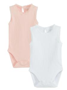 Комбинезон/боди Cool Club, Pastel Blue/Apricot