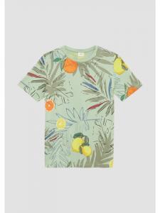 Футболка цвета 72A1_зеленый шалфей s.Oliver