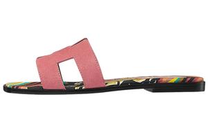 Шлепанцы Oran женские розово-красные Hermes