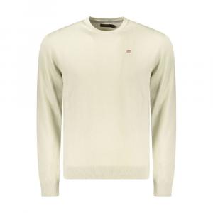 Бежевый хлопковый мужской свитер Napapijri