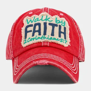 Винтажная бейсболка WALK BY FAITH Fashnzfab