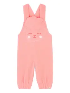 Флисовый комбинезон с аппликацией Billieblush, оранжевый