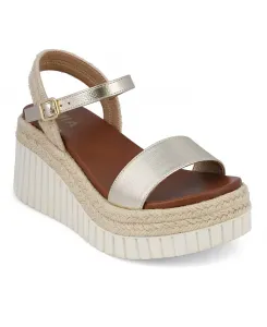 Женские сандалии Yanis на платформе с круглым носом MIA, золотой