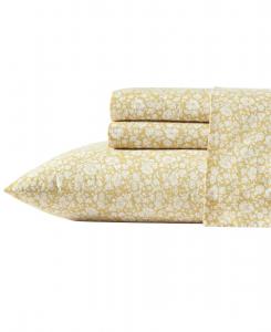 Комплект постельного белья из хлопка плотностью 200 нитей, 4 предмета, размер king. Laura Ashley, Heirloom Ditzy