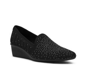 Слипоны Anne Klein Wendell Wedge Slip-On, черный