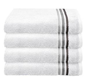 Полотенце для рук Schiess шт Skyline Color 4-teilig, 50x1x100 см, белый