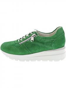 WALDLÄUFER Спортивные кроссовки H-Feli на шнуровке, зеленые