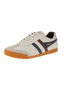 Gola Низкие кожаные кроссовки Harrier бежевого цвета