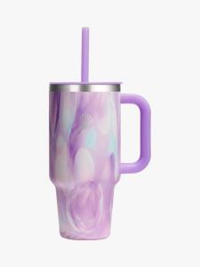 Дорожная кружка Double Wall из нержавеющей стали, 946 мл, Jellyfish Swirl Hydro Flask, llyfish Swirl