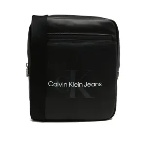 Мягкая сумка через плечо с монограммой Calvin Klein, черный