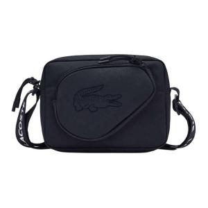 LACOSTE Полиэстеровая кроссбоди сумка унисекс темно-синего цвета, Midnight Blue Color