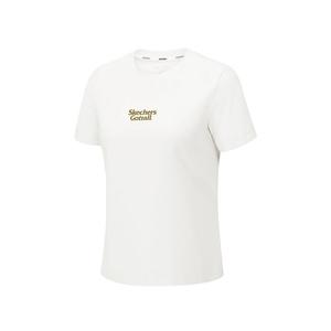 Футболка GO DRI Quick Dry женская Skechers, marshmallow белый/0074