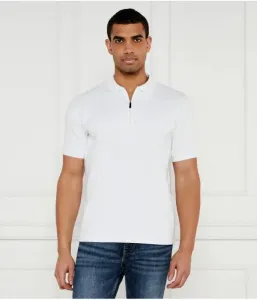 Поло Philix DropNeedle AC regular fit Boss Green, белый