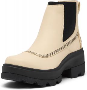 Женские ботинки Sorel Joan Frwd Chelsea, Bleached Ceramic/Black