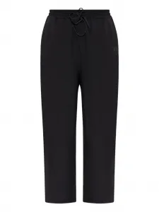 Спортивные брюки с полосками и кулиской Y-3, черный