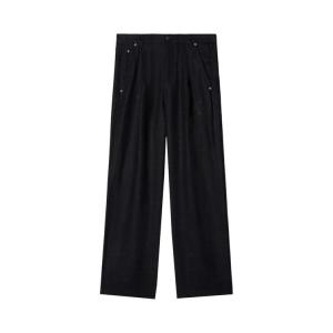 Брюки Off-White Wide Leg Trousers, черный