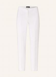 Трикотажные брюки розовые Cambio, белый