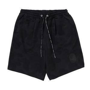 Шорты BAPE Ink Camo Ape Head Patch Sweat Shorts, Black