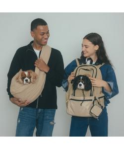Рюкзак для животных MATIE/Pet Backpack M Режиссер: Маюко Арисуэ Lowell Things, цвет Beige