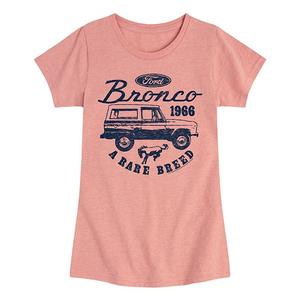 Футболка с принтом Girls ford vintage bronco rare breed Licensed Character, Desert Pink
