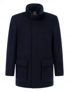 Стёганое пальто Zurigo Boggi Milano, синий
