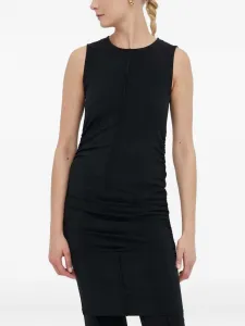 Приталенное мини-платье без рукавов с драпировкой Day Birger Et Mikkelsen, черный