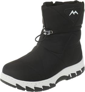 Женские зимние ботинки с мехом, с отделкой на рабочей подошве против скольжения, западного стиля, замшевые, на молнии, с флисовой подкладкой, прогулочные обувь для женщин Generic, #D09-Black