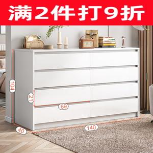 Quanu Комод для спальни и гостиной настенный, современный шкаф для хранения с ящиками