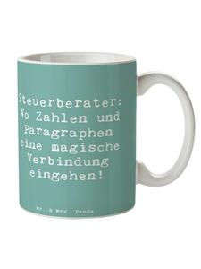 Кофейная кружка с надписью Волшебные налоговые консультанты с... на морском бризе Mr. & Mrs. Panda