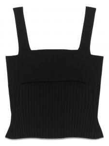 Топ в рубчик Nude, черный