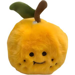 DUOAI Отслаивающийся песчаный оранжевый плюшевый кукольный кулон высотой 12 см