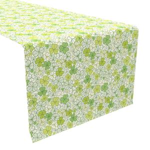 Настольная дорожка, 100 % полиэстер, 12x72 дюйма, пастельный клевер.