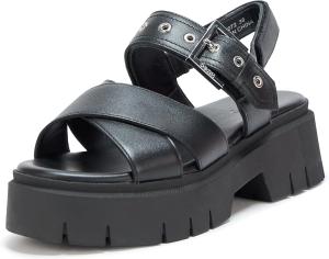 Женские массивные сандалии HUGO, Black Carbon