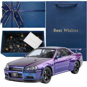 Собранные модели Skyline GTR R34 TY MODELS, фиолетовый