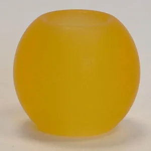 Запчасти для крепления штор Акриловый шар, шар с петлей, Ø 25 мм Декор для римских и оконных штор Kutti, желтый