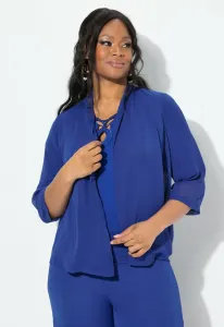 Летняя куртка с воротником-шалью Ulla Popken, Dark Sapphire