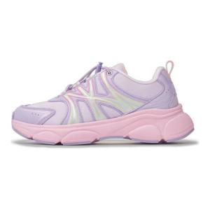 Износостойкие низкие детские повседневные кроссовки Purple Pink Kids' MLB KIDS