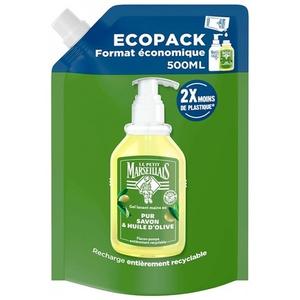 Гель для мытья рук Pure Soap & Olive Oil Eco-Refill 500 мл Le Petit Marseillais