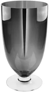 Финковый фонарь "ELITE, новогоднее украшение", (1 шт.), подсвечник или ваза четких форм Fink 28 см, серый